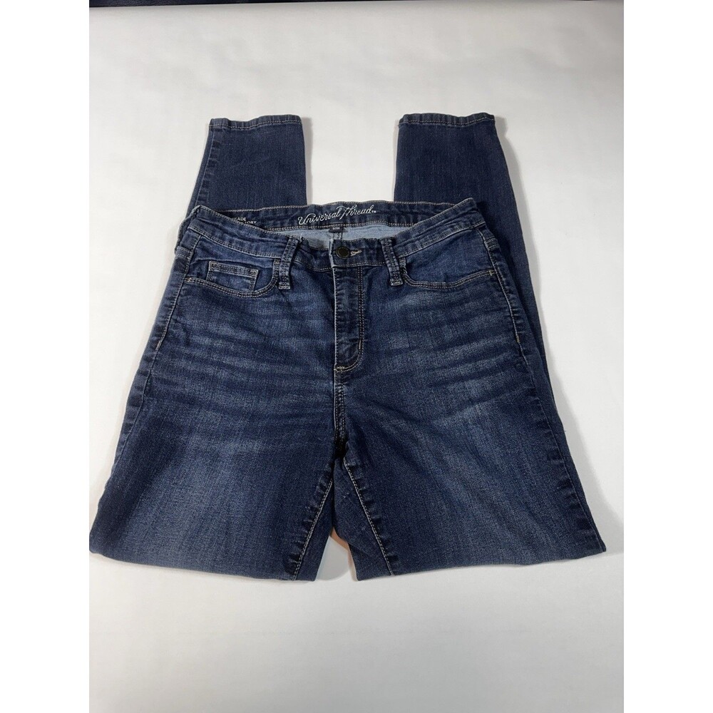 Universal Thread Skinny Jeans Womens Size 6 Blue High Rise Stretch Medium Wash